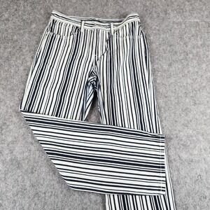Levis 501 Low Pro Women Jeans 31x31 Blue Hickory‎ Striped Straight Leg Denim